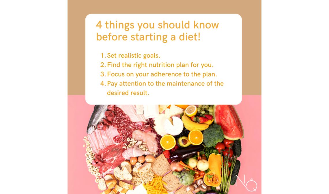 Four things you should know before starting a diet!