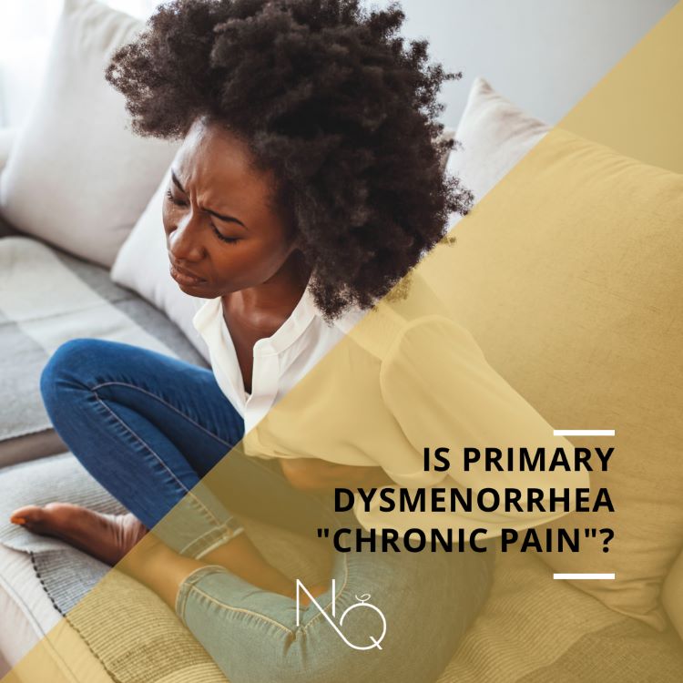 Is primary dysmenorrhea "chronic pain"?