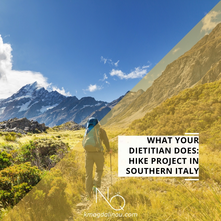 What your dietitian does: HIKE Project in Southern Italy